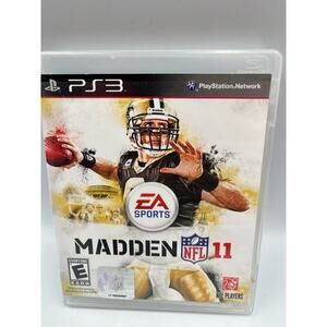 Madden NFL 11 (Sony PlayStation 3, 2010) - Tested - No Manual